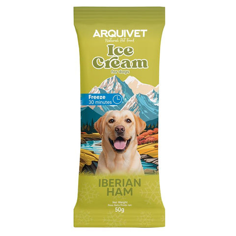 Helado "polo" para perros (Jamón)