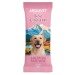 Helado "polo" para perros (Tartar de Salmón)